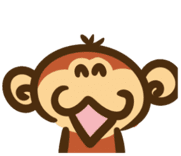 The monkey graffiti stickers sticker #8820785