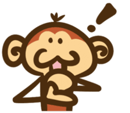 The monkey graffiti stickers sticker #8820789