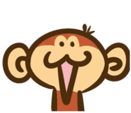 The monkey graffiti stickers sticker #8820794