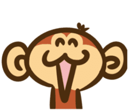 The monkey graffiti stickers sticker #8820795