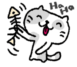 Ha-Ha Cat sticker #8820882