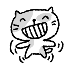 Ha-Ha Cat sticker #8820891