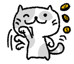 Ha-Ha Cat sticker #8820896