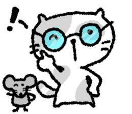 Ha-Ha Cat sticker #8820898