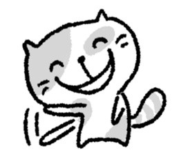 Ha-Ha Cat sticker #8820916