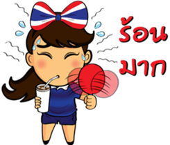 Thailand cheer girl Ver.2 sticker #8821215