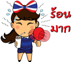 Thailand cheer girl Ver.2 sticker #8821215
