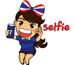 Thailand cheer girl Ver.2 sticker #8821222