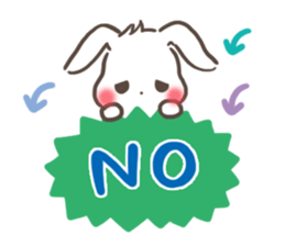 mild-Rabbit sticker #8821262
