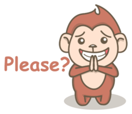 Jolly Monkey sticker #8821805