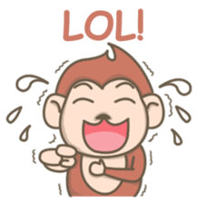 Jolly Monkey sticker #8821811
