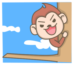 Jolly Monkey sticker #8821818