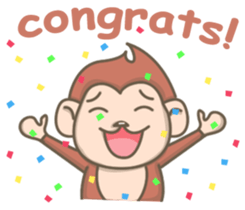 Jolly Monkey sticker #8821825