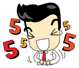 Kru Somchai : Super Teacher sticker #8822686