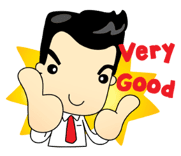 Kru Somchai : Super Teacher sticker #8822690