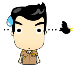 Kru Somchai : Super Teacher sticker #8822695
