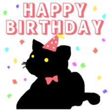 Life of the black cat sticker #8822786