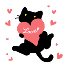Life of the black cat sticker #8822789