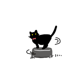 Life of the black cat sticker #8822796
