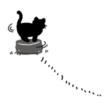 Life of the black cat sticker #8822797