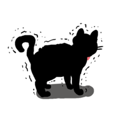 Life of the black cat sticker #8822800