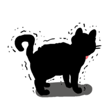 Life of the black cat sticker #8822800