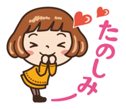 Because is a girl...[year-end,New Year] sticker #8822895