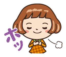 Because is a girl...[year-end,New Year] sticker #8822921