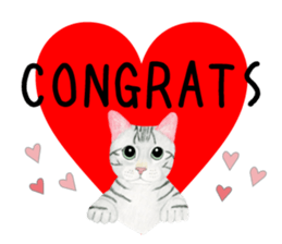 American Shorthair Sticker sticker #8823160