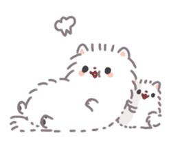 Pomeranian Mochi 7 sticker #8823433