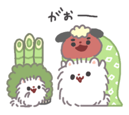 Pomeranian Mochi 7 sticker #8823440
