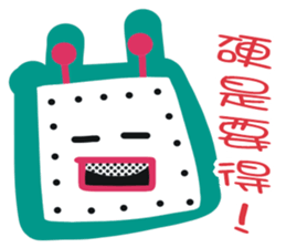 White face in my line-3 sticker #8823469