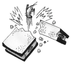 monochrome crawfish sticker #8823870