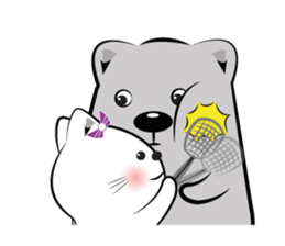 Cat-ty & Bear-ry 2 sticker #8823991