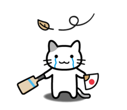 Cat Happy New Year sticker #8824157