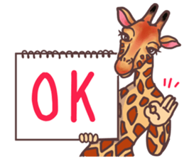 AD giraffe. sticker #8824842