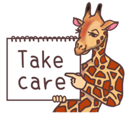 AD giraffe. sticker #8824845