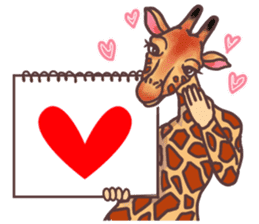 AD giraffe. sticker #8824853