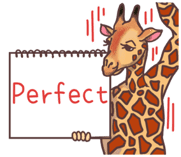 AD giraffe. sticker #8824855