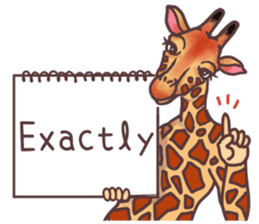 AD giraffe. sticker #8824856