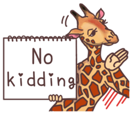 AD giraffe. sticker #8824859