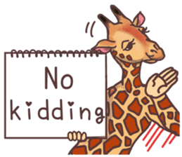 AD giraffe. sticker #8824859