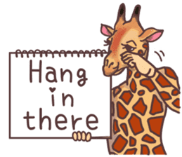 AD giraffe. sticker #8824866