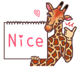 AD giraffe. sticker #8824877