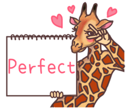 AD giraffe. sticker #8824878