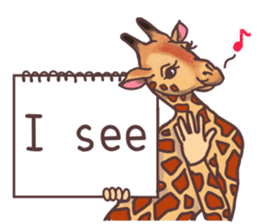 AD giraffe. sticker #8824880