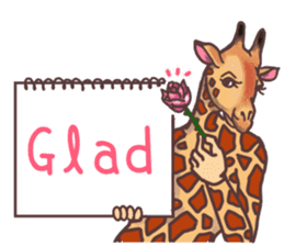 AD giraffe. sticker #8824881
