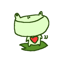 Cute frog stickers sticker #8825087