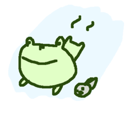 Cute frog stickers sticker #8825095