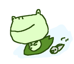 Cute frog stickers sticker #8825101